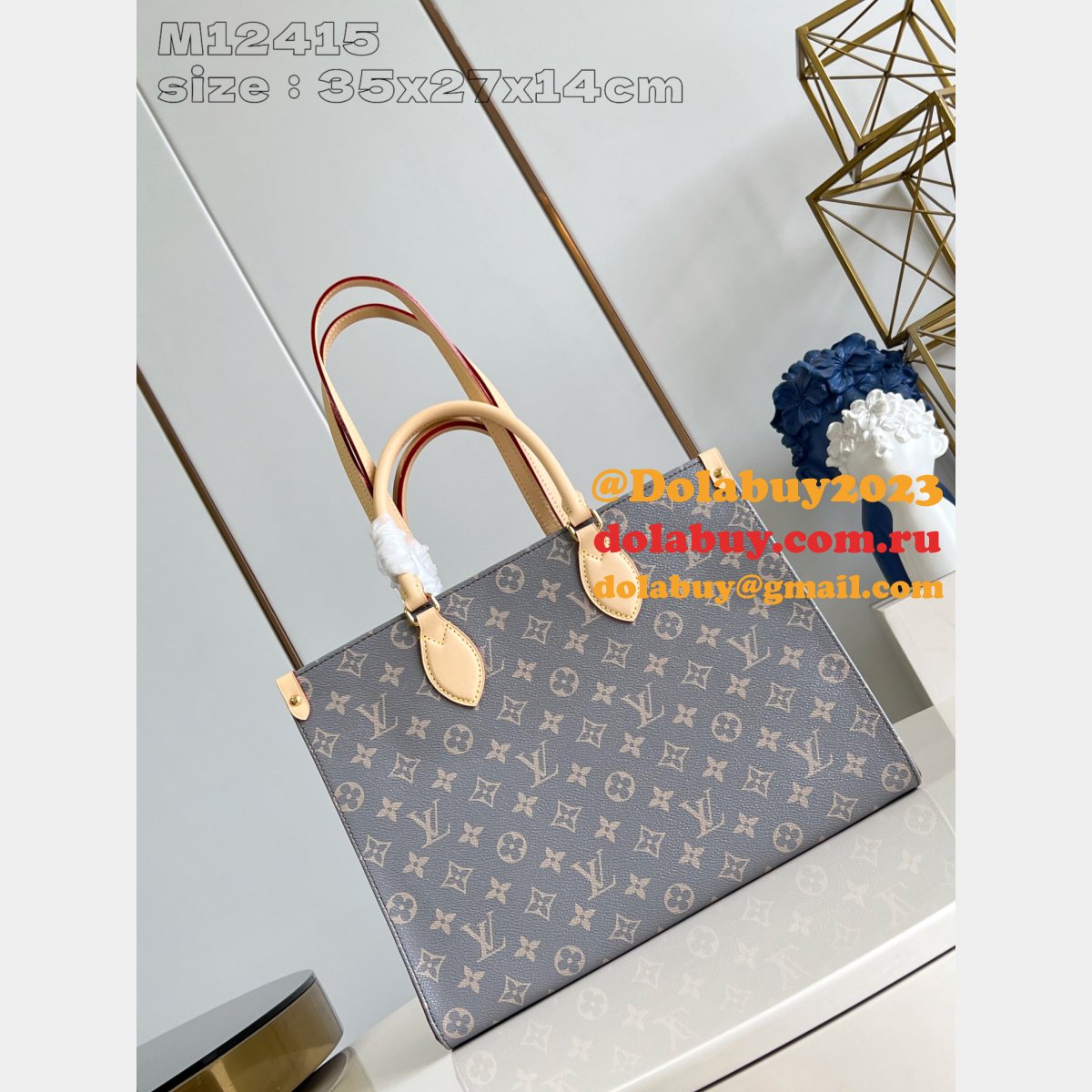 Louis Vuitton Perfect Luxury OnTheGo Fake M12415 Monogram Canvas