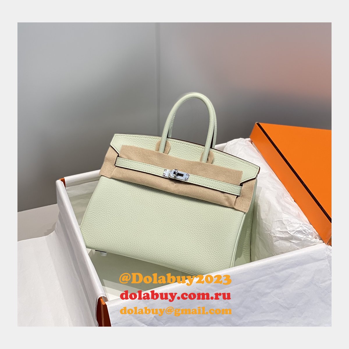 HERMES BIRKIN 25CM HALF HUMAN HANDMADE STICHING