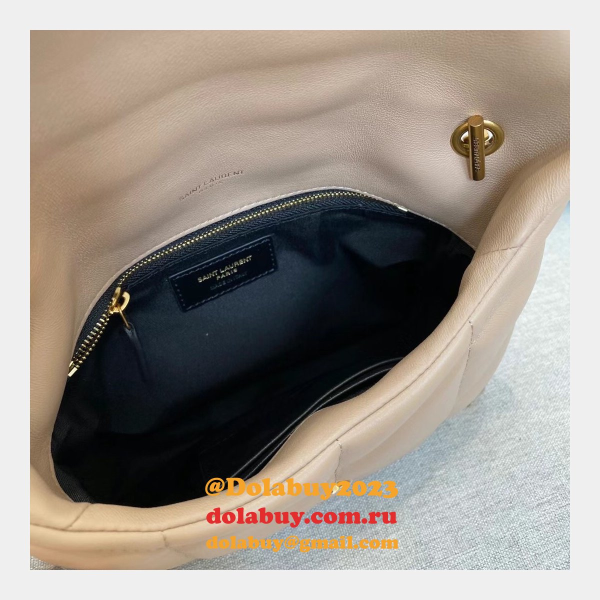 Top Quality best YSL LOULOU PUFFER HANDBAG 23cm