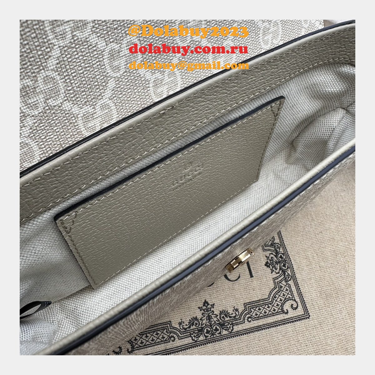 1:1 mirror ophidia crossbody replica G*u*i beige 764961 bag