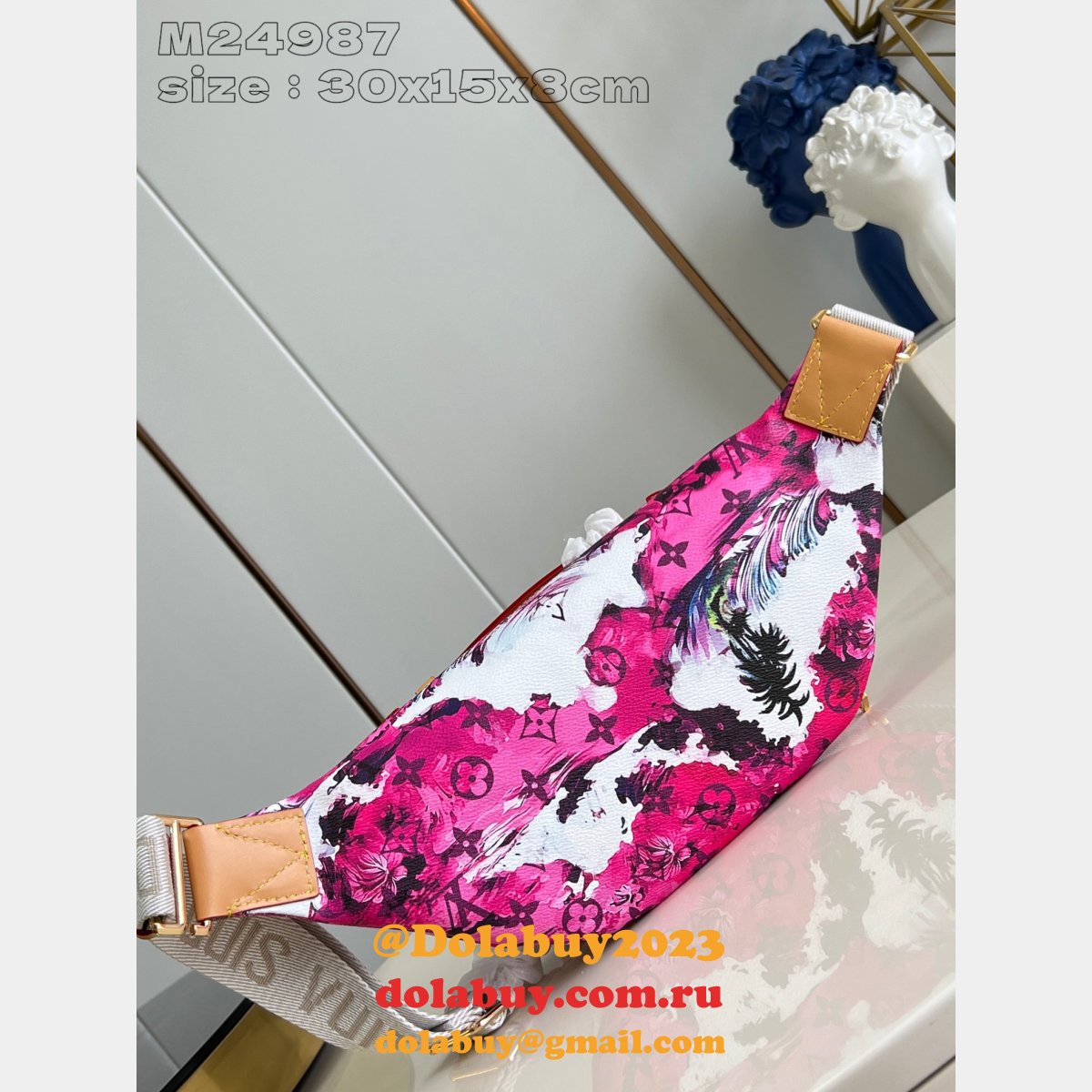 Louis Vuitton Designer 7 Star Inspired M24987/M24492 Rush Bumbag Men Bags