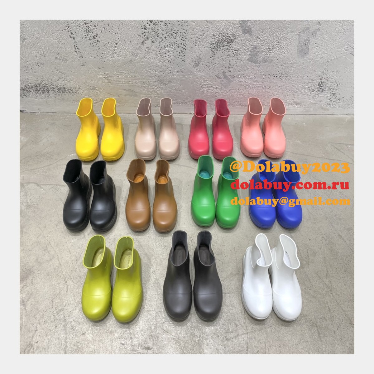 Best Top Quality Replica Bottega Veneta Rain Boots Dupe Shoes