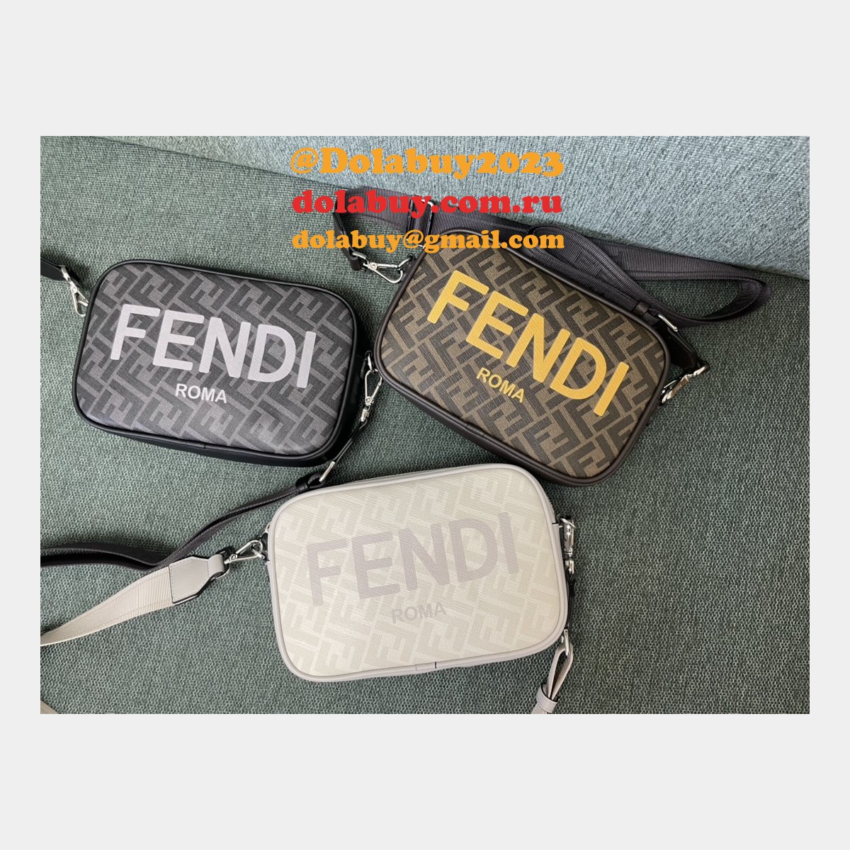 replica luxury & designer 8587 F**di camera bags