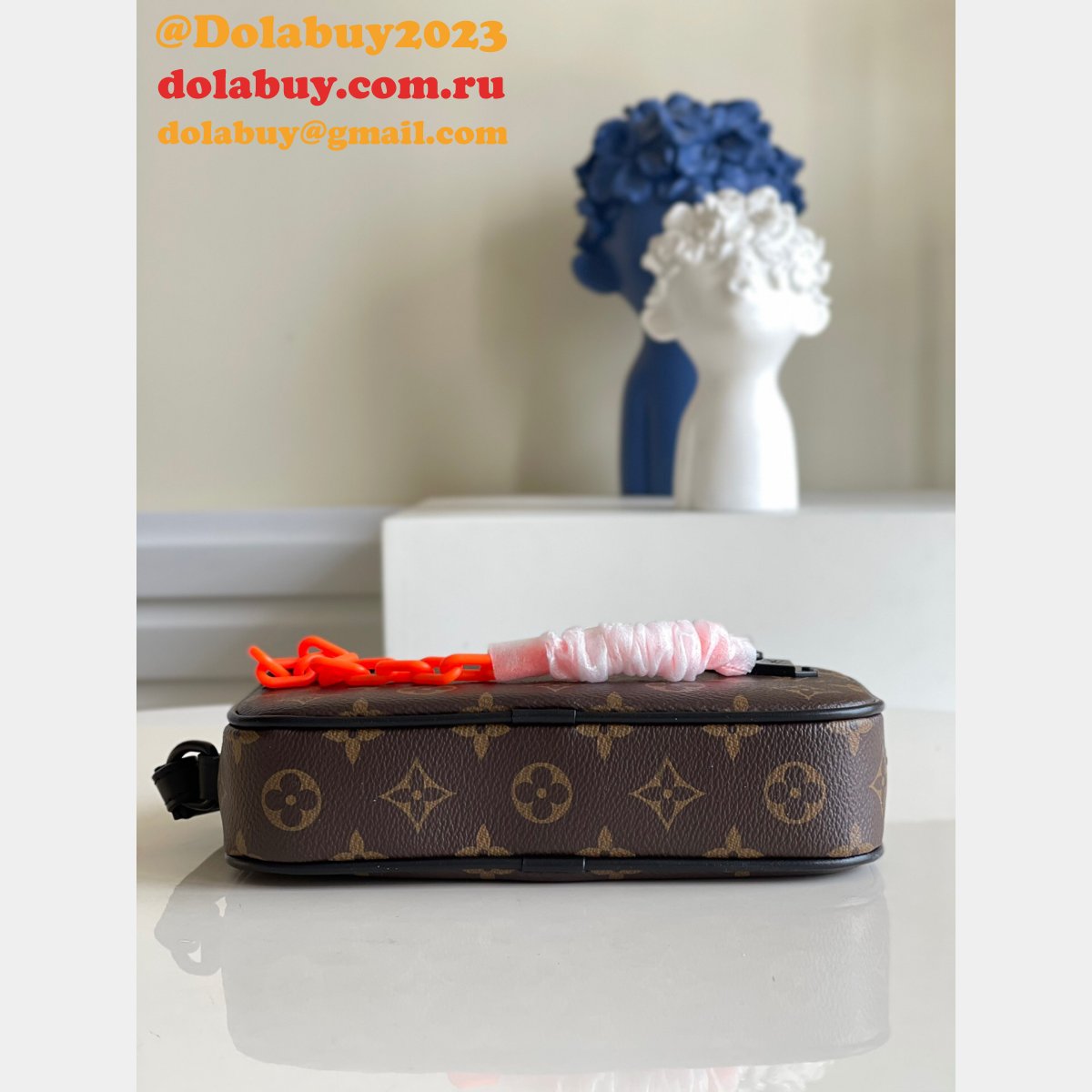 Luxury Louis Vuitton Replica M44482/M44458 Monogram Pochette Volga Bags