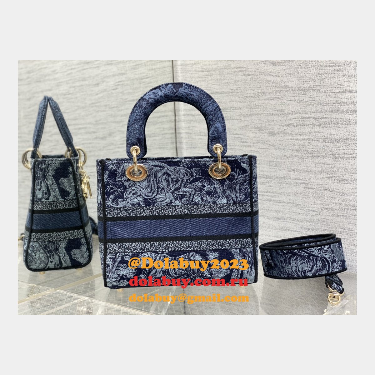 Buy Cheap Replica Lady Dior 24cm Online Bag