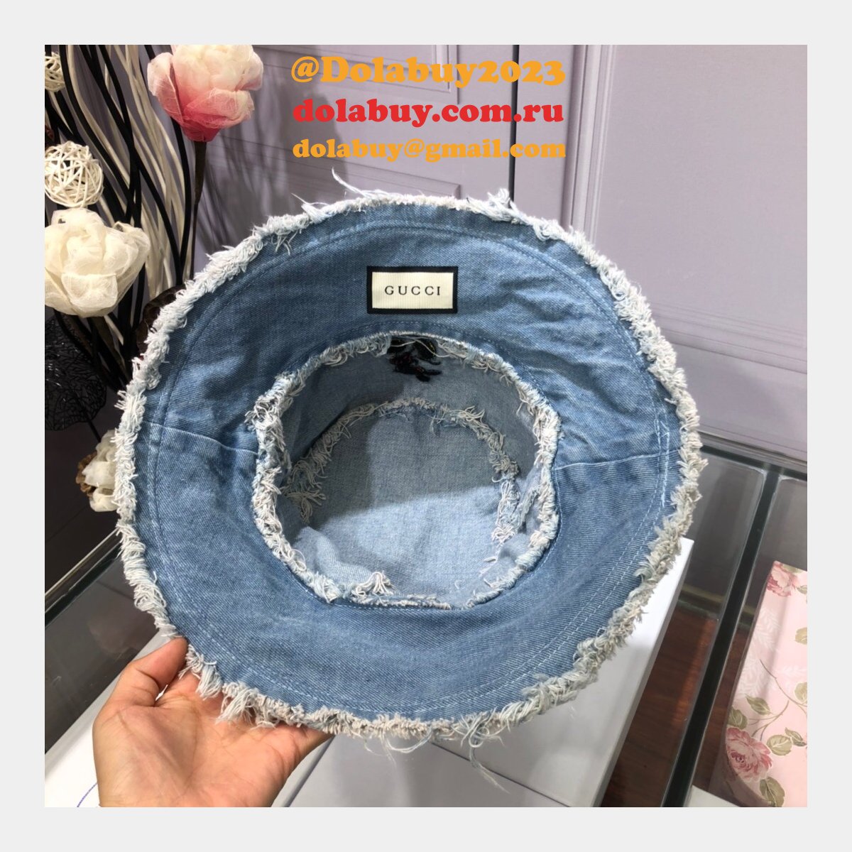 designer G*u*i mickey fisherman high quality hat