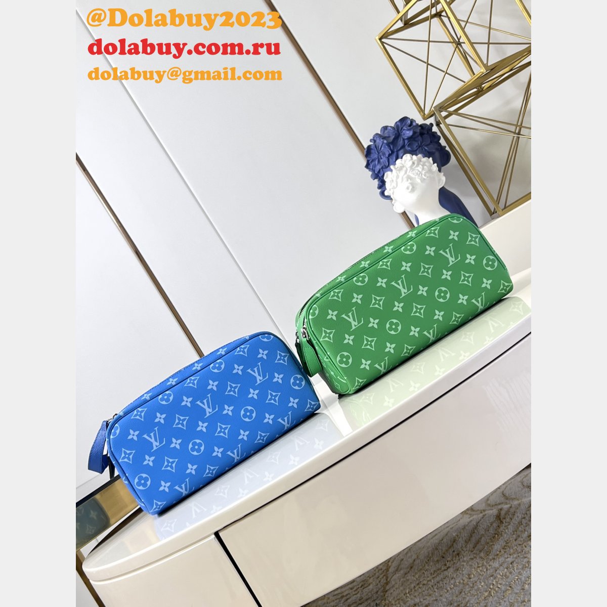 Fake Dopp Kit Taigarama M31013/M31037 Men Louis Vuitton Travel Perfect Bag