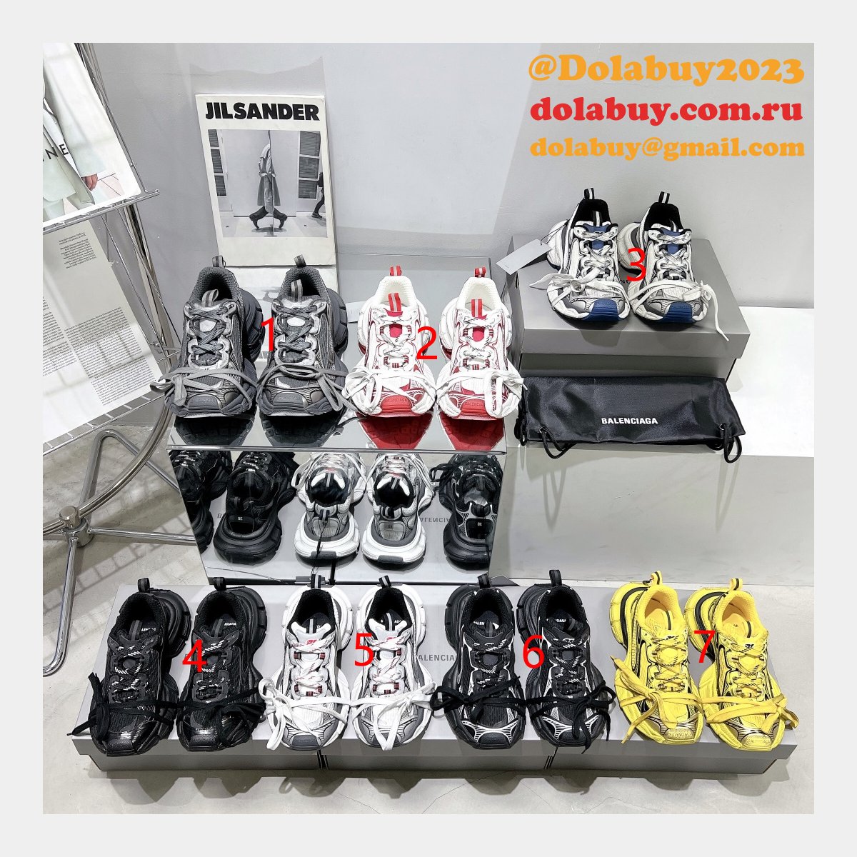 Best Quality Replica Balenciaga Dad Retro Sneakers 1:1 Casual