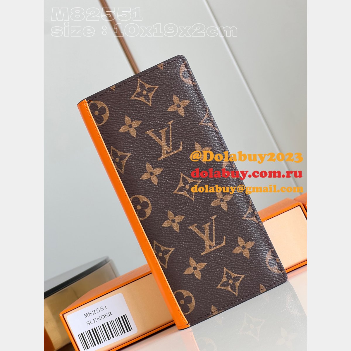 Designer M82538 M82955 M82551 Brazza Pocket Organizer Multiple LV Wallet