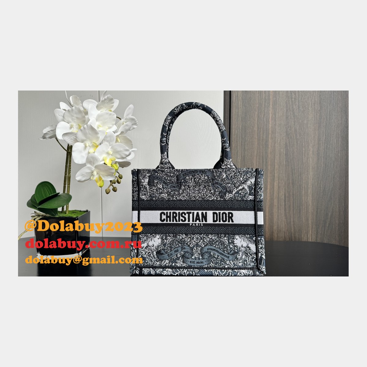 Buy Cheap Replica Bags Christian Dior CD Book Tote Online