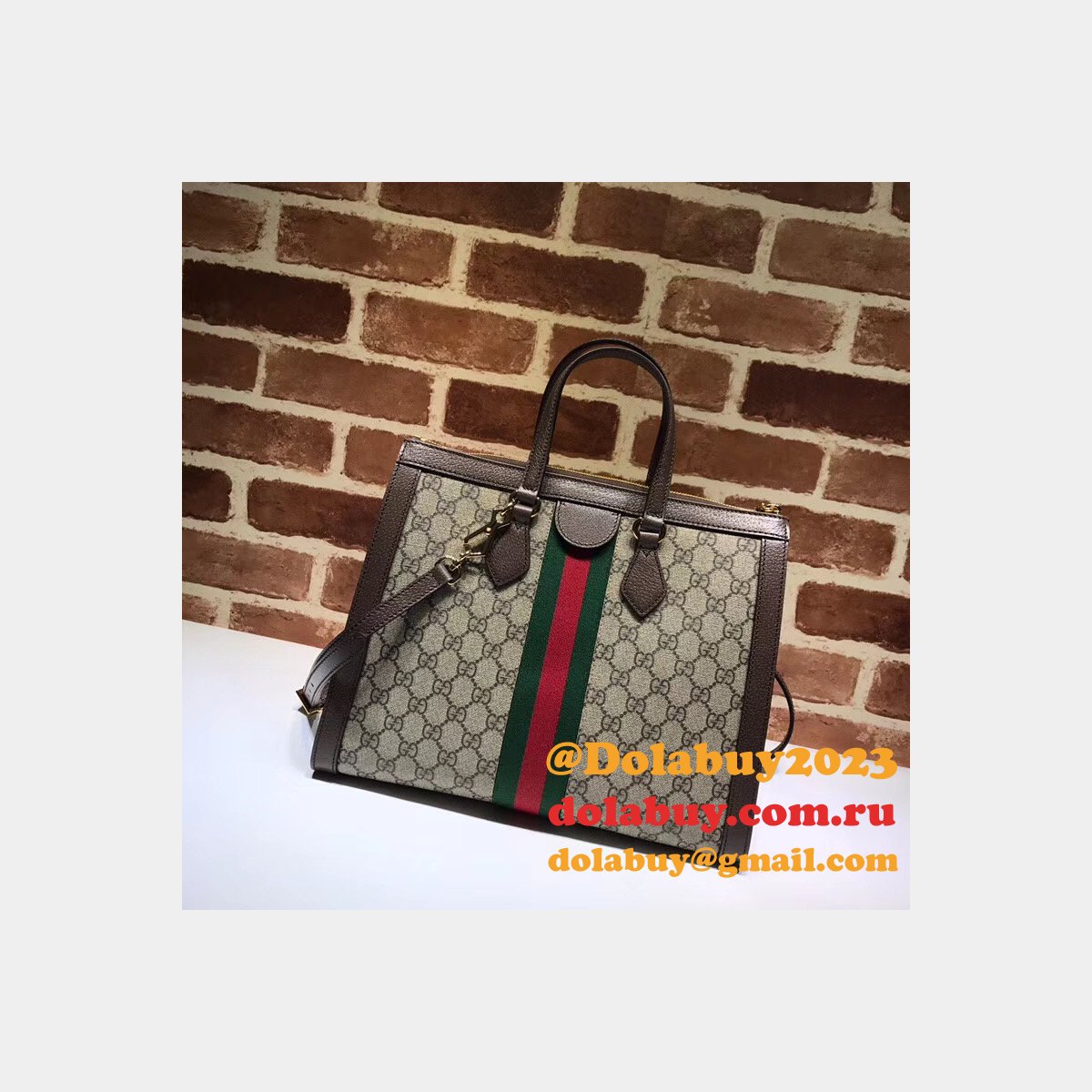 high quality G*u*i gg supreme ophidia medium tote 524537 bag