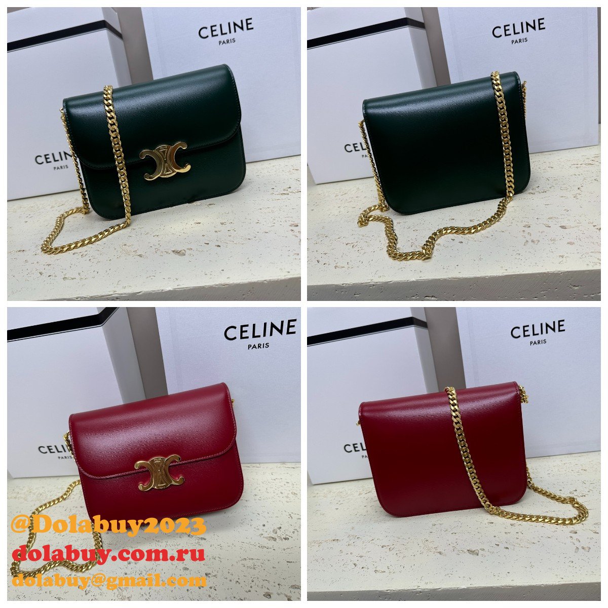 Designer Teen Triomphe Shiny 113583 Amazone Celine Replica Bag