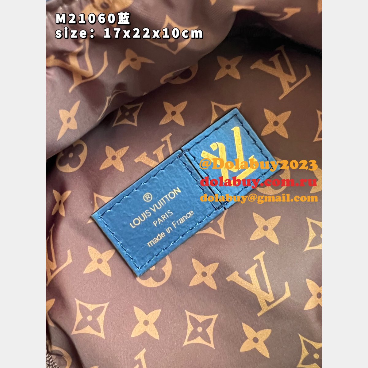 Louis Vuitton Top Quality M21060 Palm Springs Fake Handbag