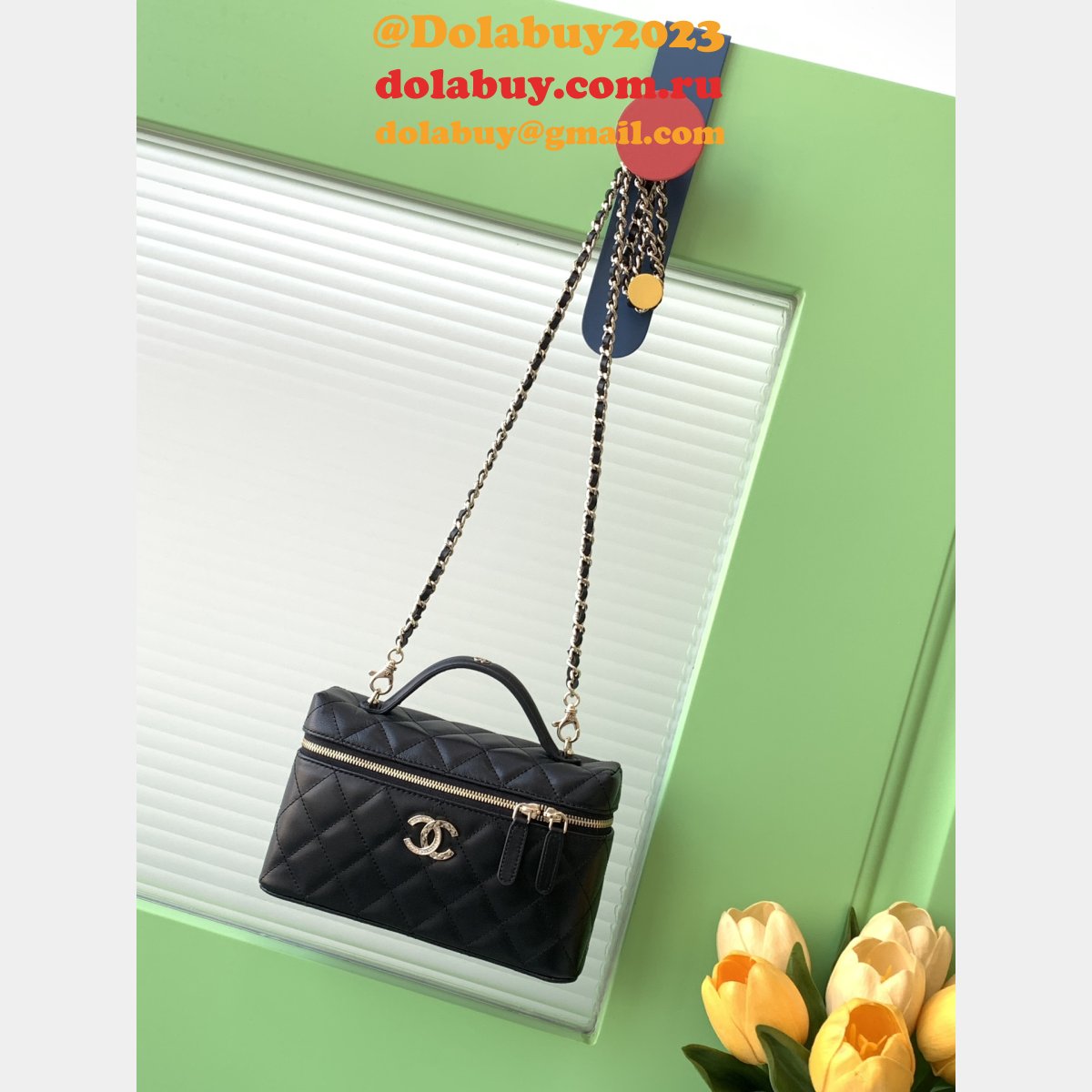 Fashion AP4407 Long Vanity With Chain Knockoff Bag
