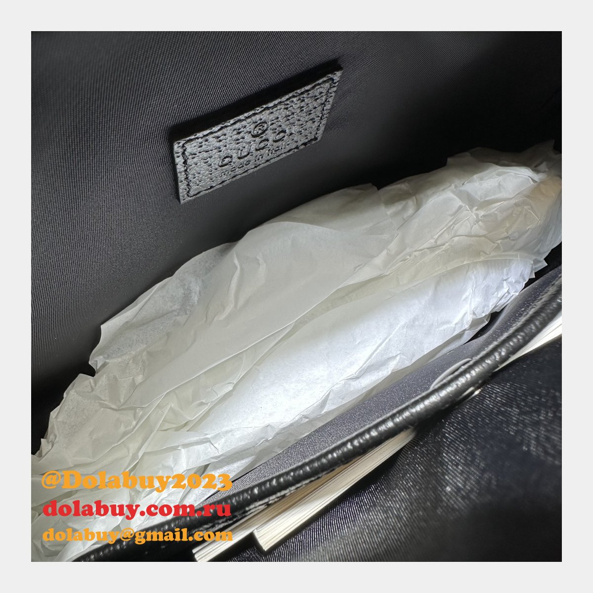 gg crystal 760342 G*u*i designer replica shoulder bag