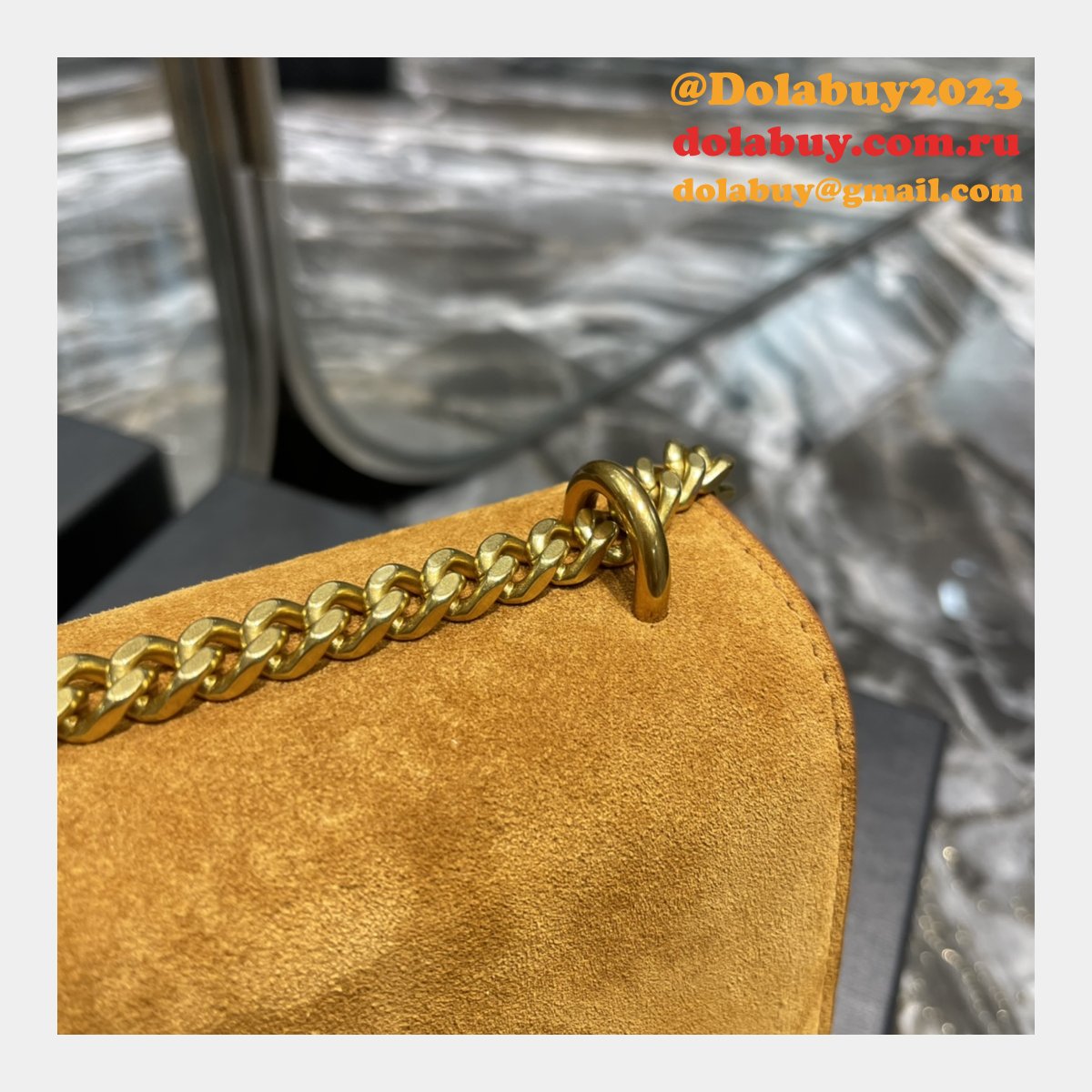 Saint Laurent Perfect ReplicaSunset chain bag 422906 smooth leather