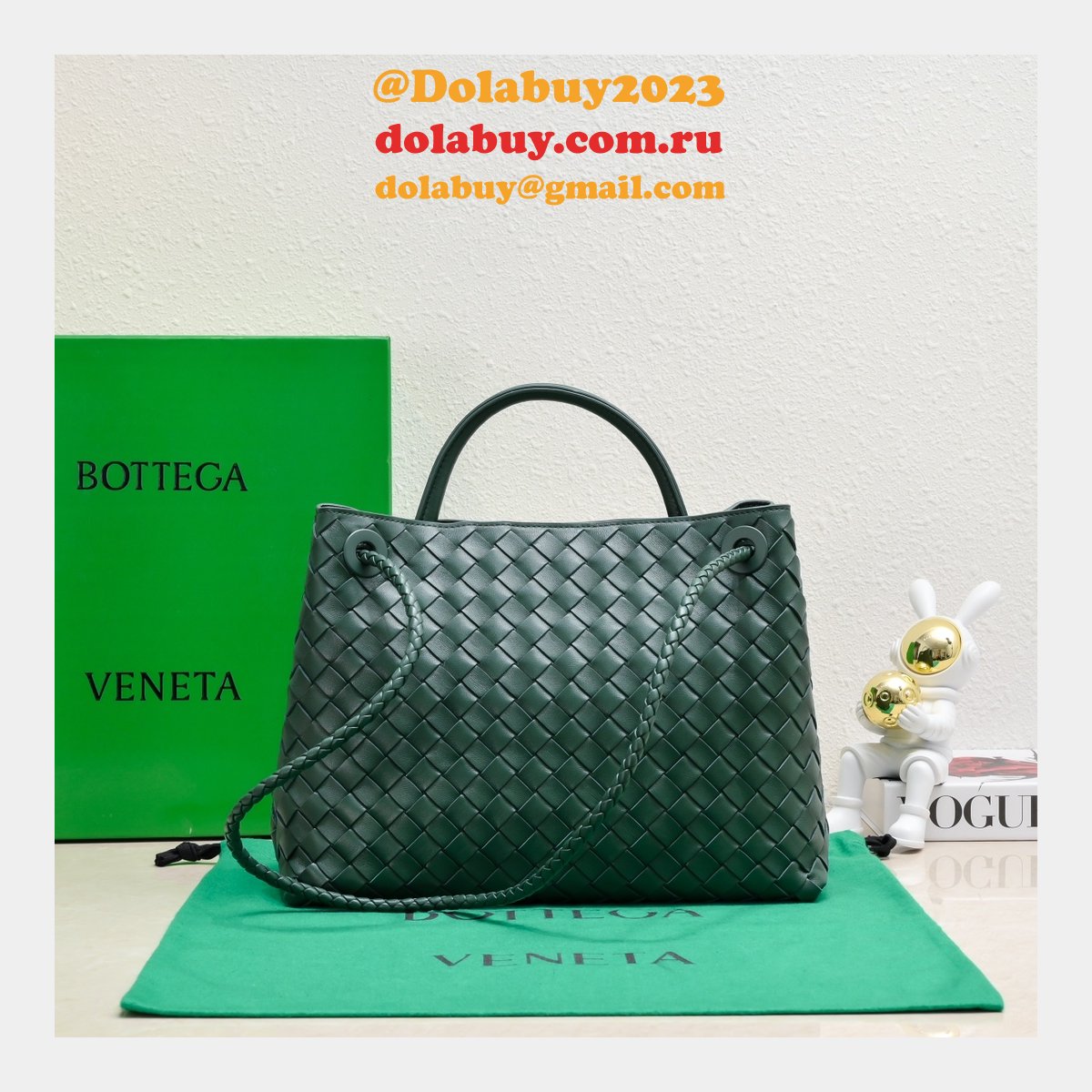 Luxury BOTTEGA VENETA ANDIAMO 8463 32CM HADNBAG