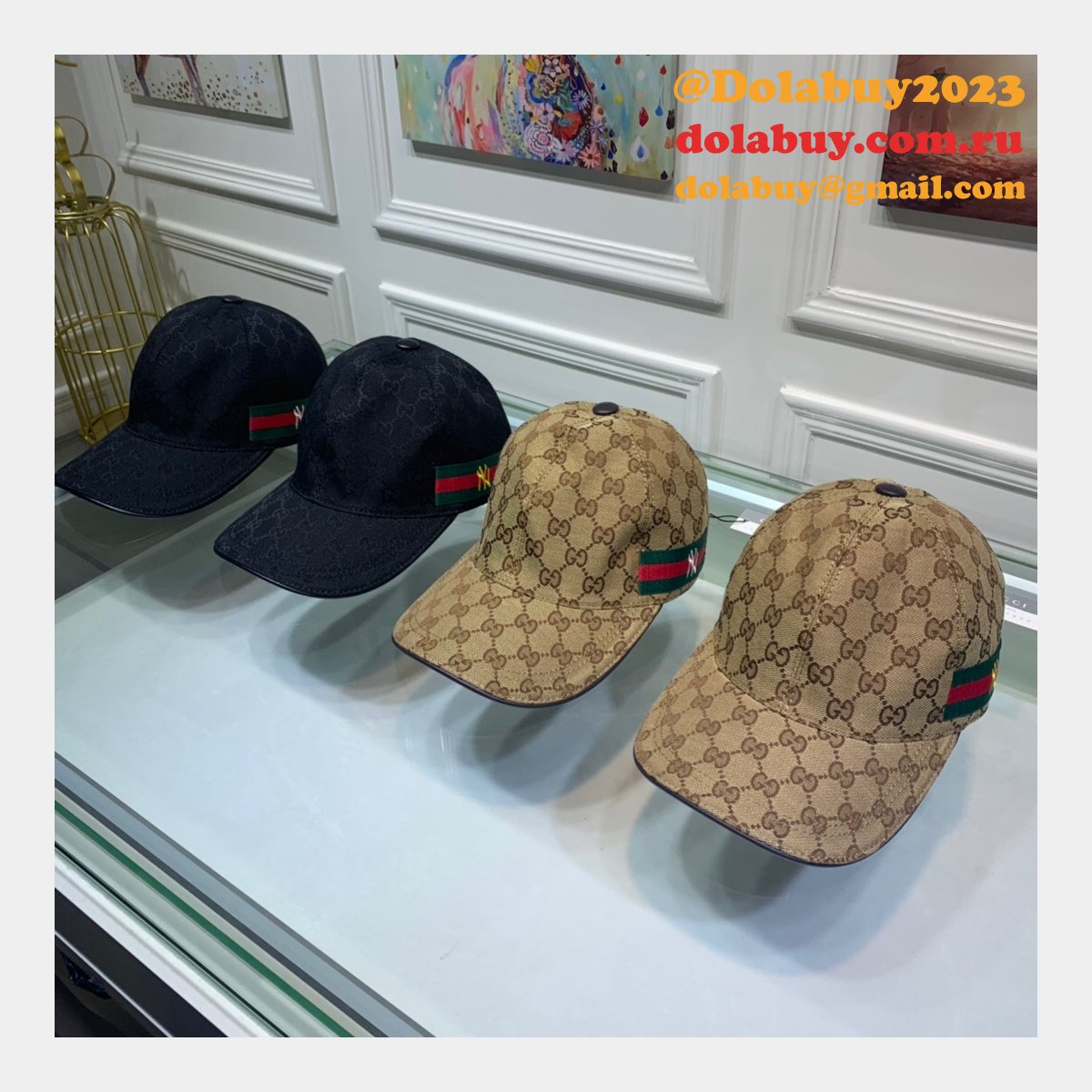High Quality Gucci NY Baseball cap