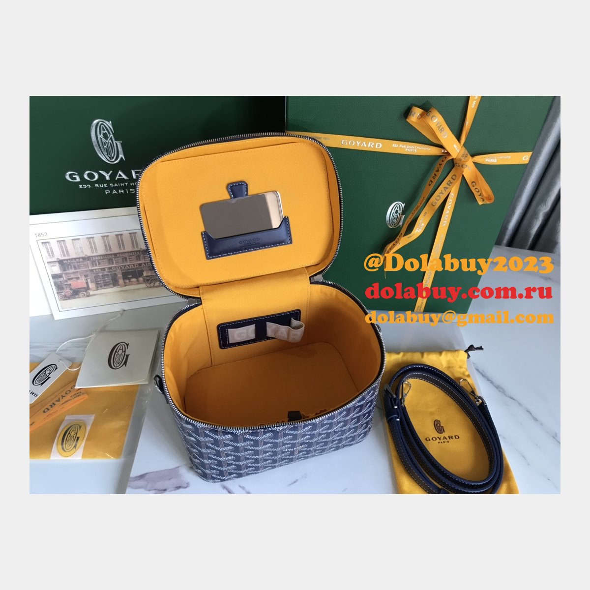 Beauty Fake Designer 020185 Makeup Goyard Muse Luxury Bag