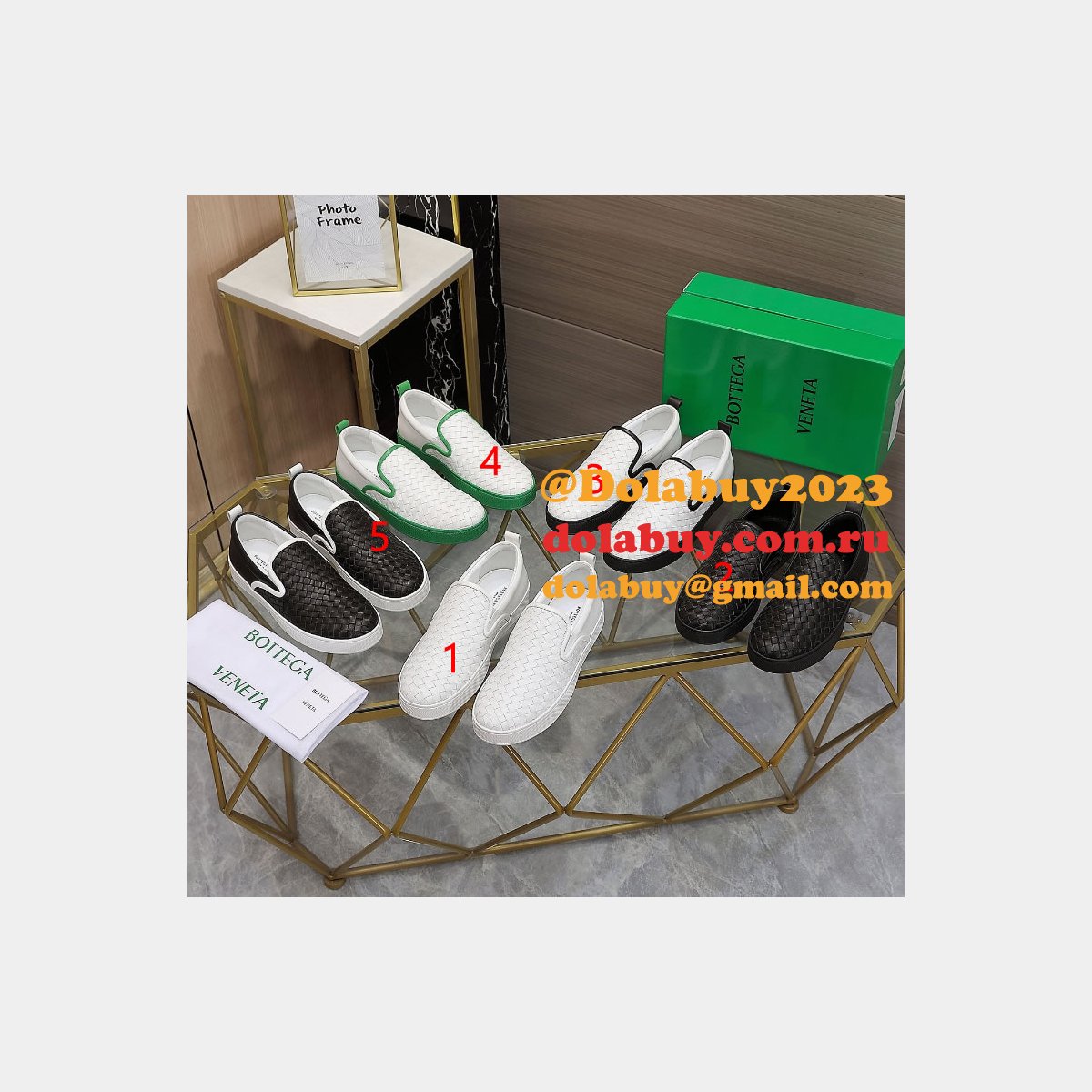 Bottega Veneta Knockoff Flats Intrecciato Nappa Slip On Sneakers Shoes