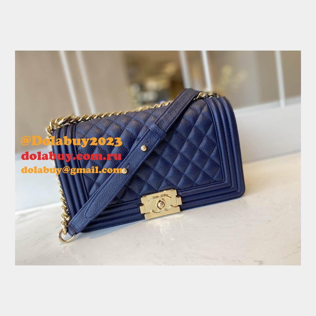 CC Replicas Calfskin & Ruthenium-Finish Metal Boy Many Colours