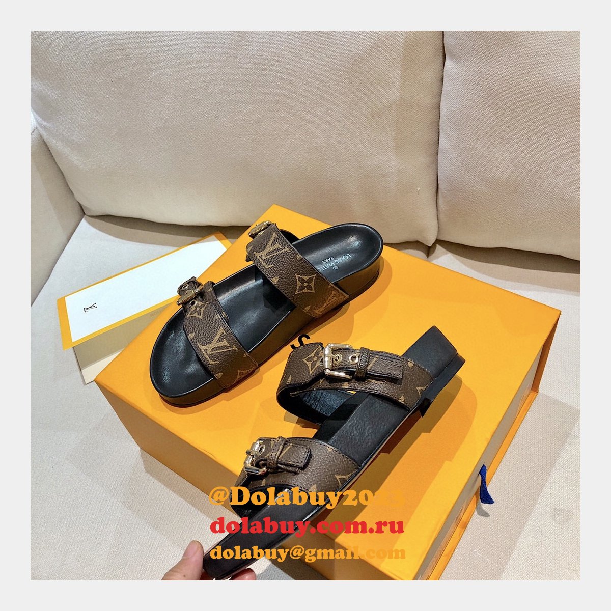 Louis Vuitton replica slippers shoes Every Designer