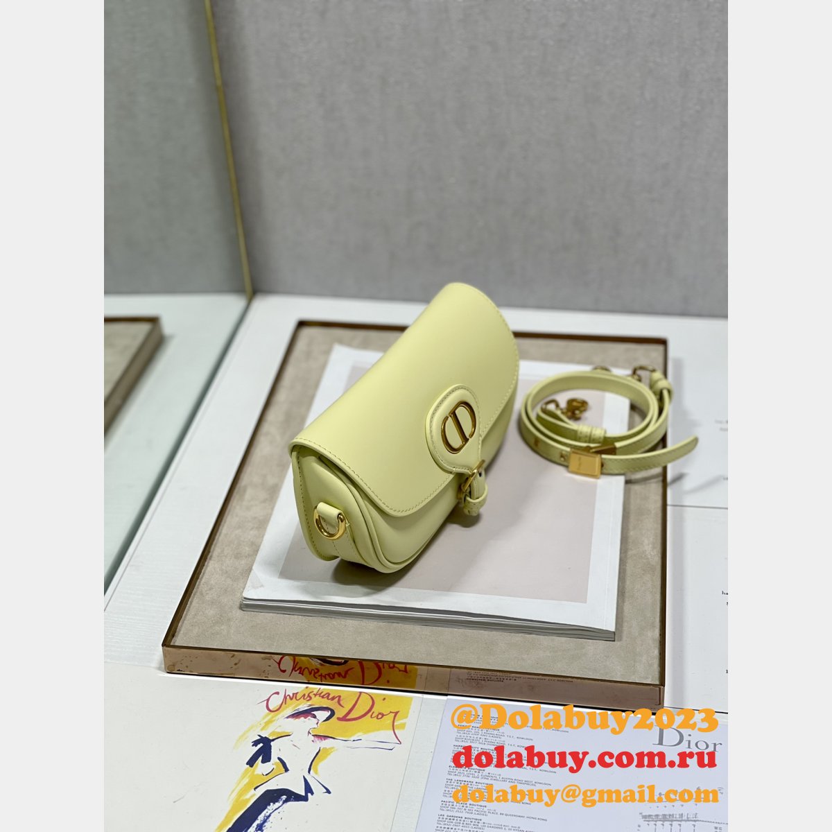 Dior Bobby East West 9327# Best Quality Replica Bag