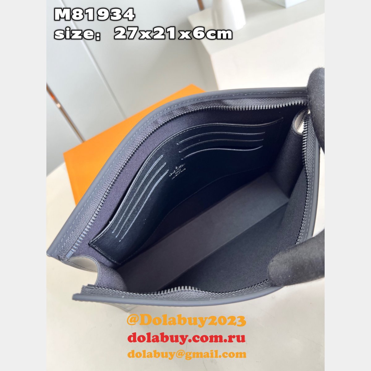 Louis Vuitton Cheap M81934 LVS x YK Pochette Voyage Monogram Eclipse Canvas