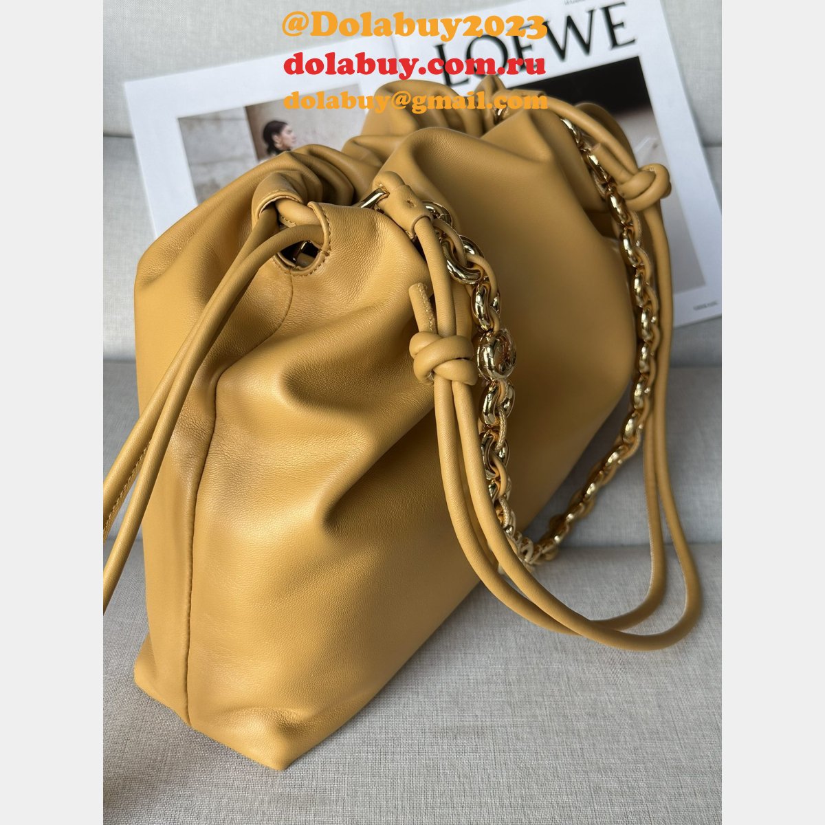Top Quality Large Flamenco Purse In Mellow Nappa Lambskin