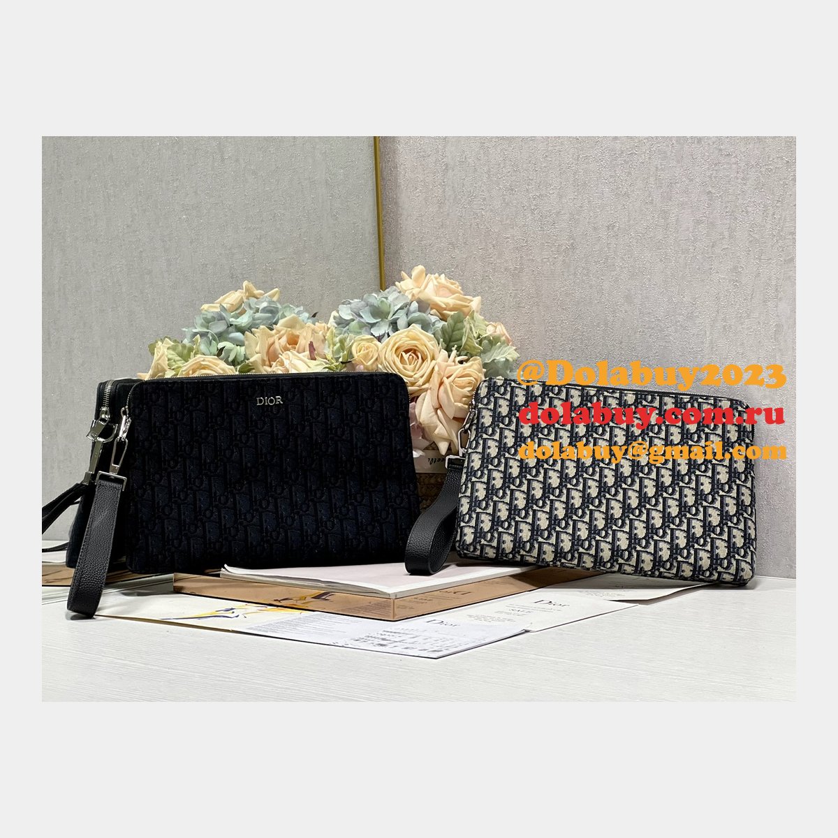 Wholesale AAA Replica Bags A492/A491 Dior Oblique Online Store