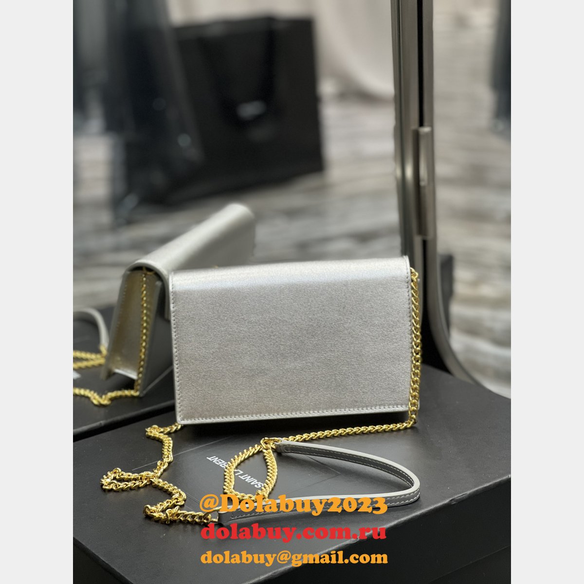 Replica Saint Laurent WOC Cassandra Chain 393953 Bag