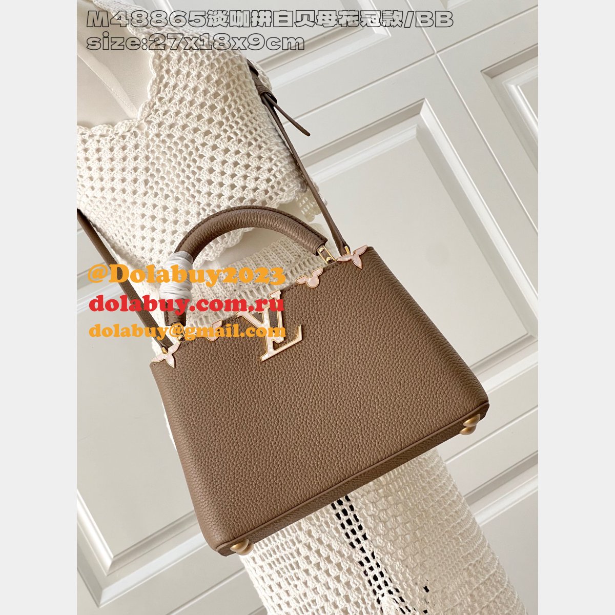 Louis Vuitton 7 Star Knockoff The Capucines Designer M48865 Bag