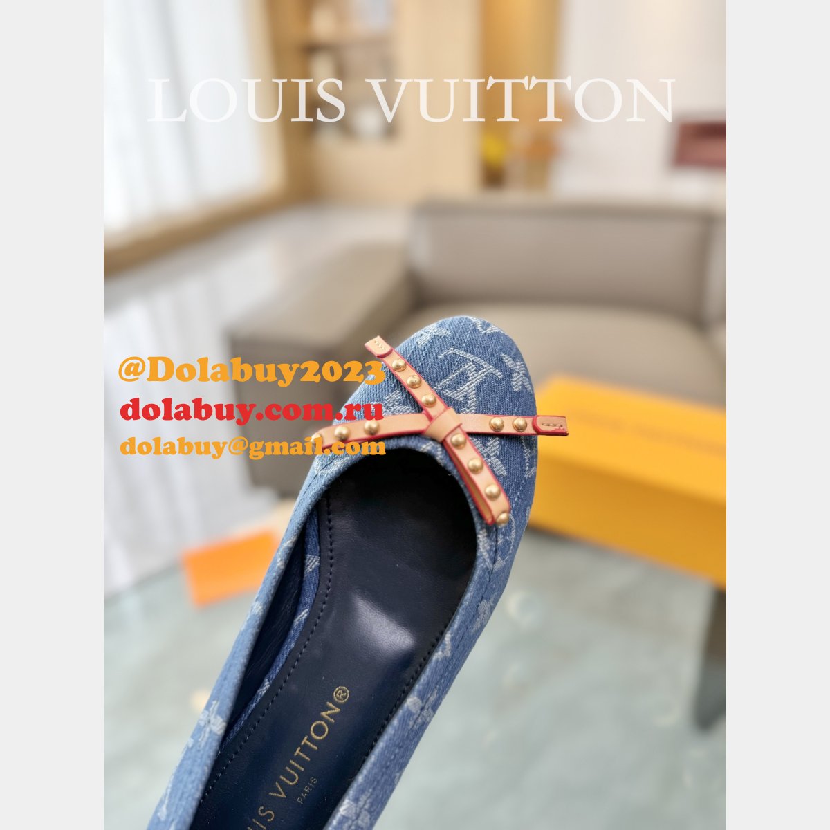 Top Quality LOUIS VUITTON Shake Flat Ballerina