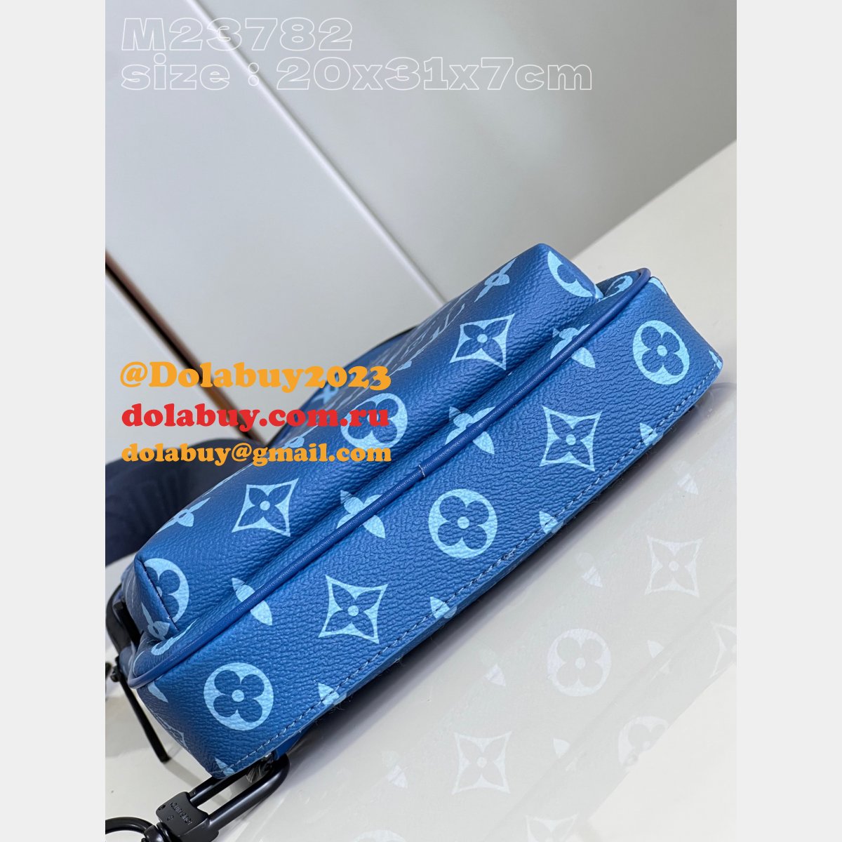 Avenue Slingbag Blue M23782 Designer Louis Vuitton High Quality Bag