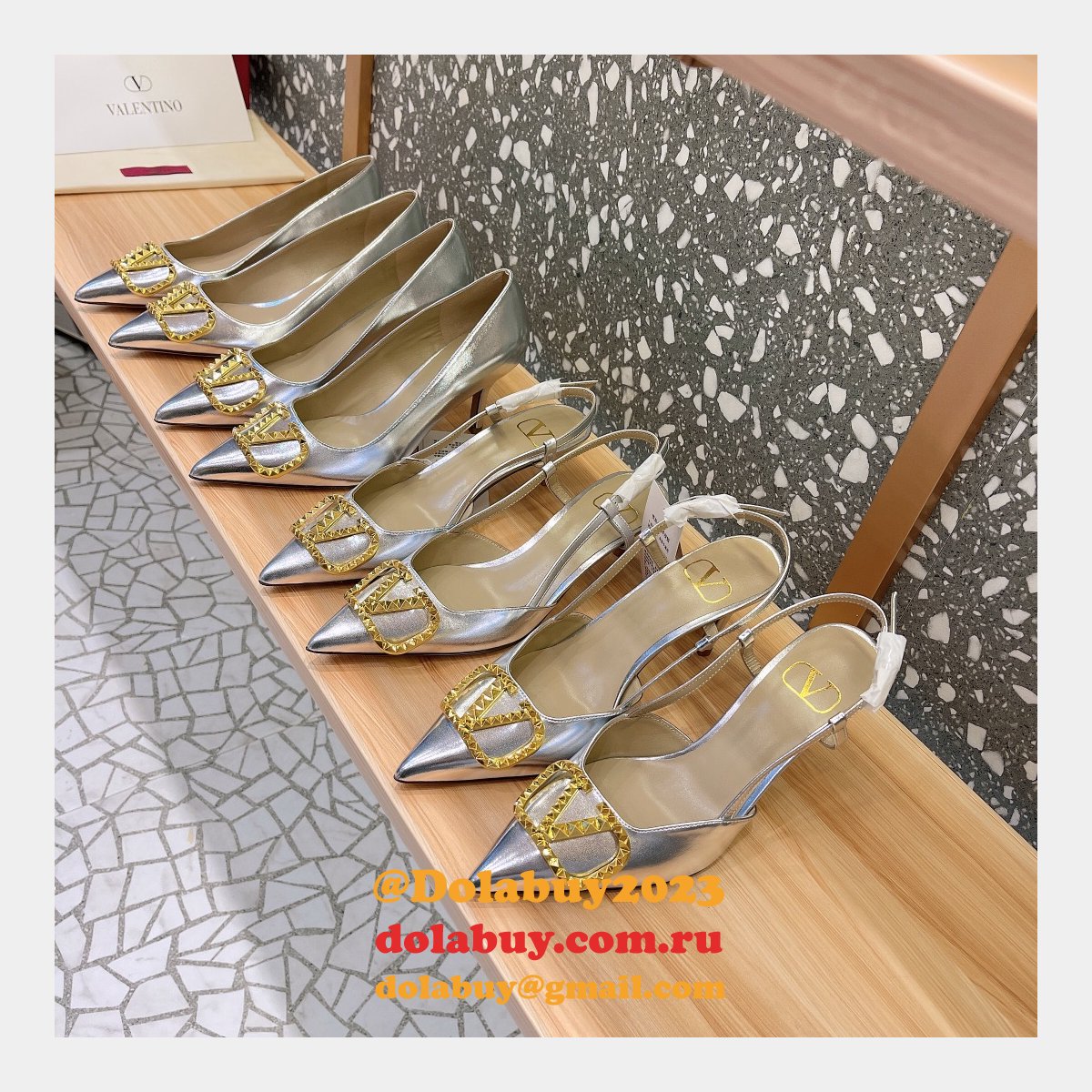 Get 1:1 High-Quality Valentino High heel Replica Shoes at Cheap Price