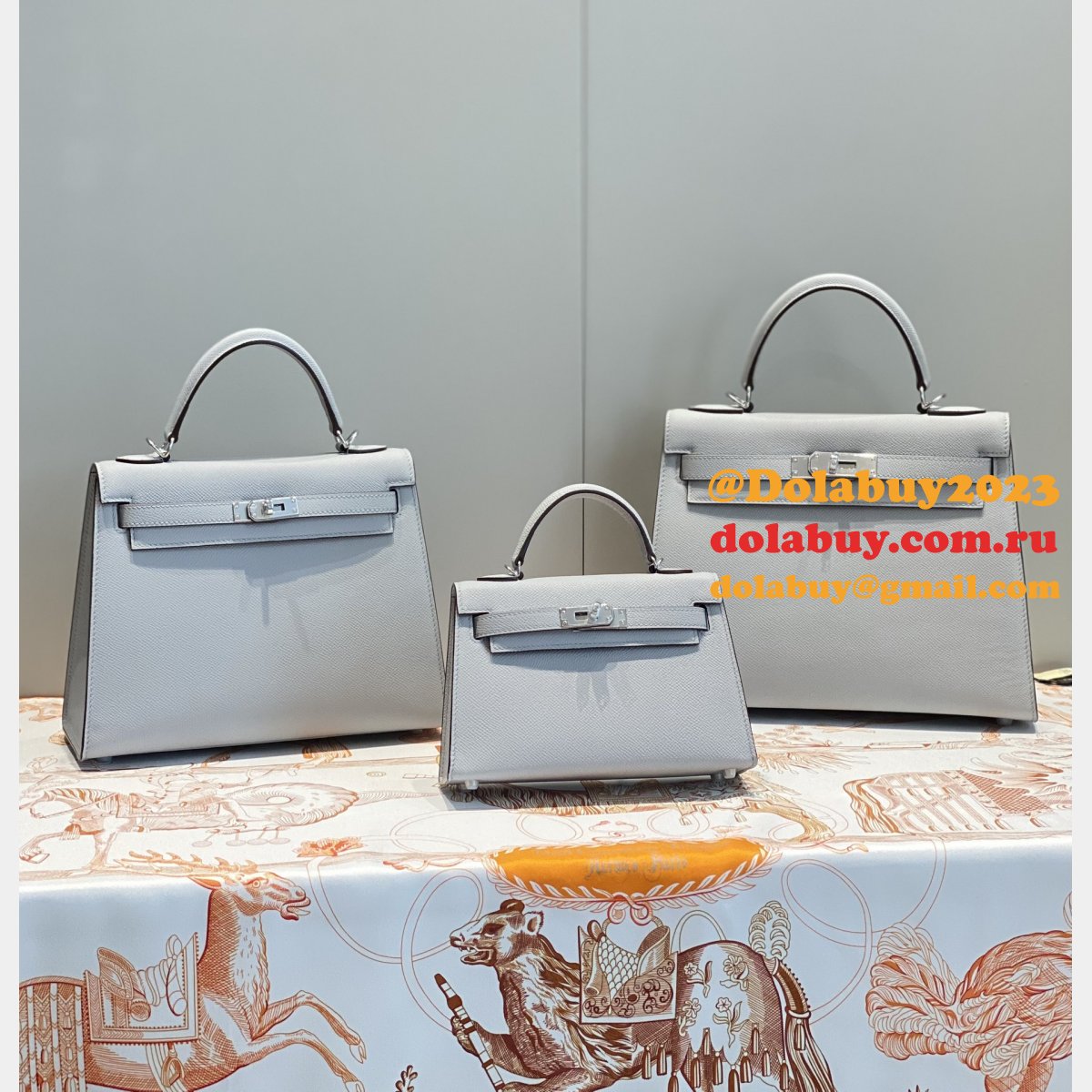 Hermes Outlet Epsom Kelly 19/25/28CM 1:1 Replica Bag