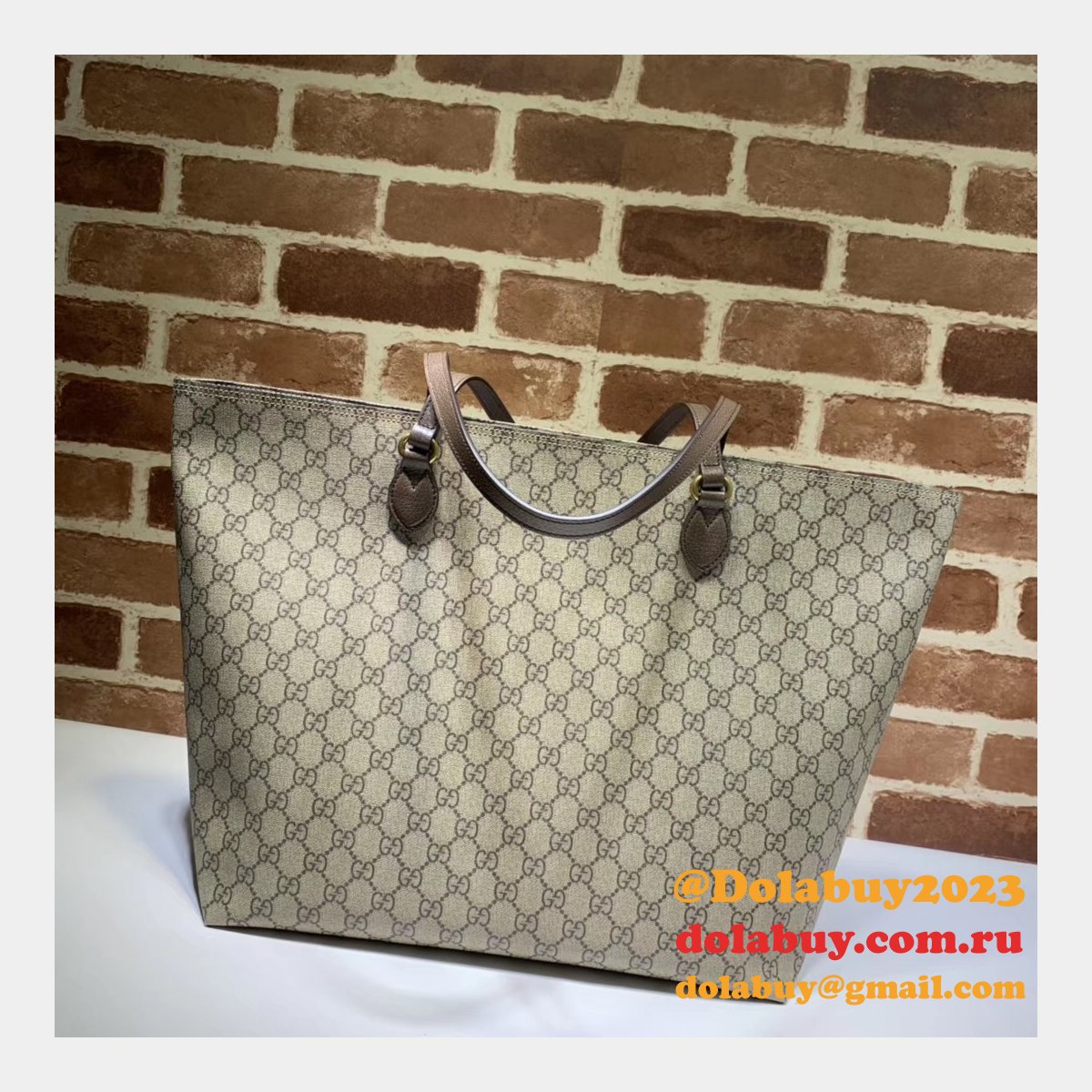 top quality G*u*i soft gg supreme ophidia medium tote 547974