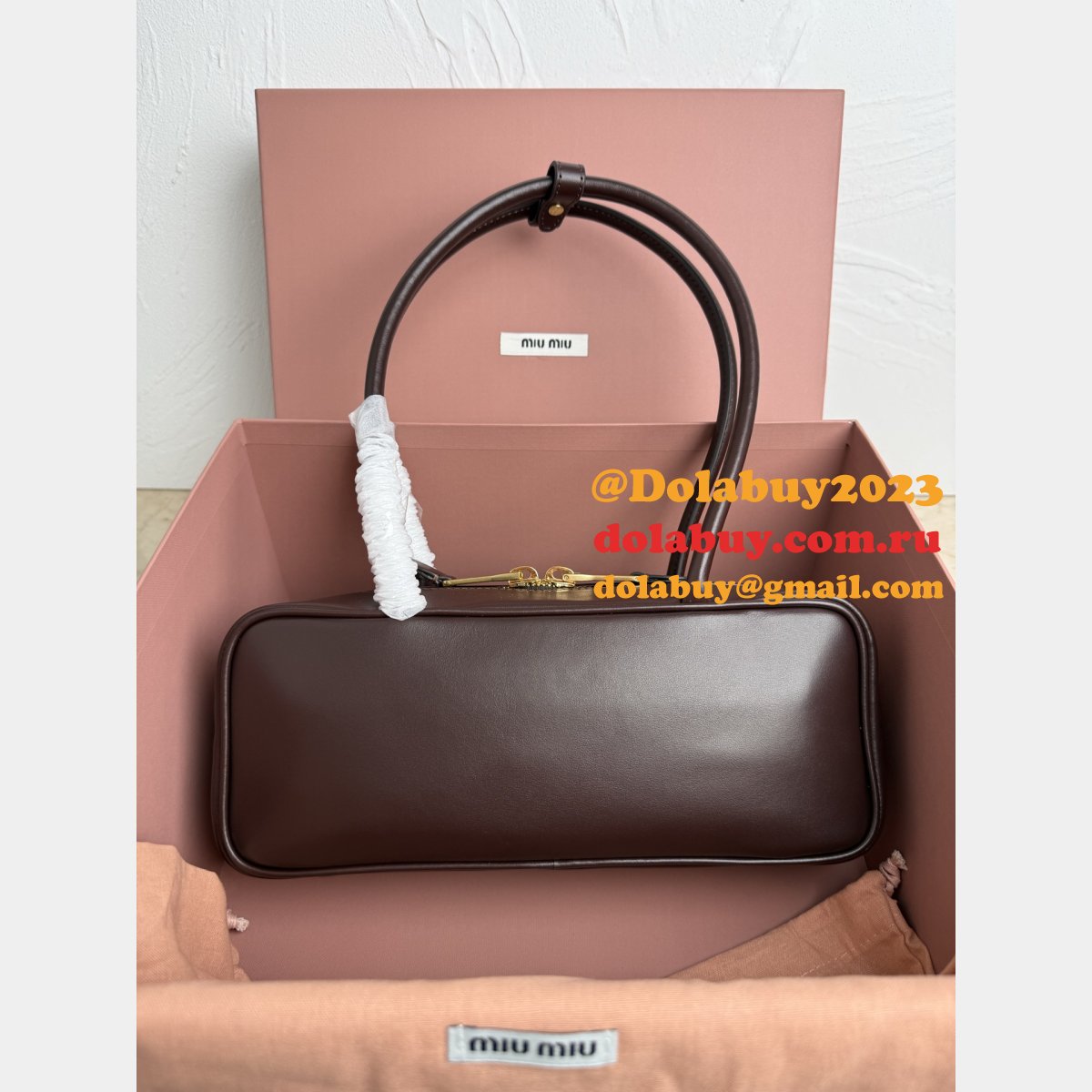 7 Star MIU MIU Beau Leather 5BB173 Bag