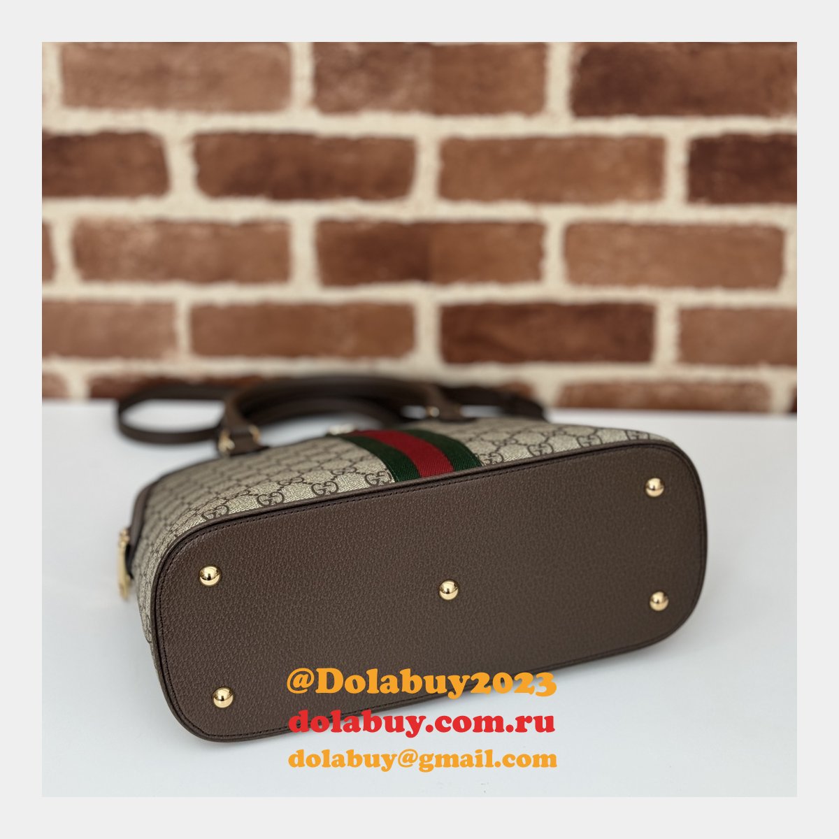 ophidia medium top handle 795258 designer G*u*i fake bag