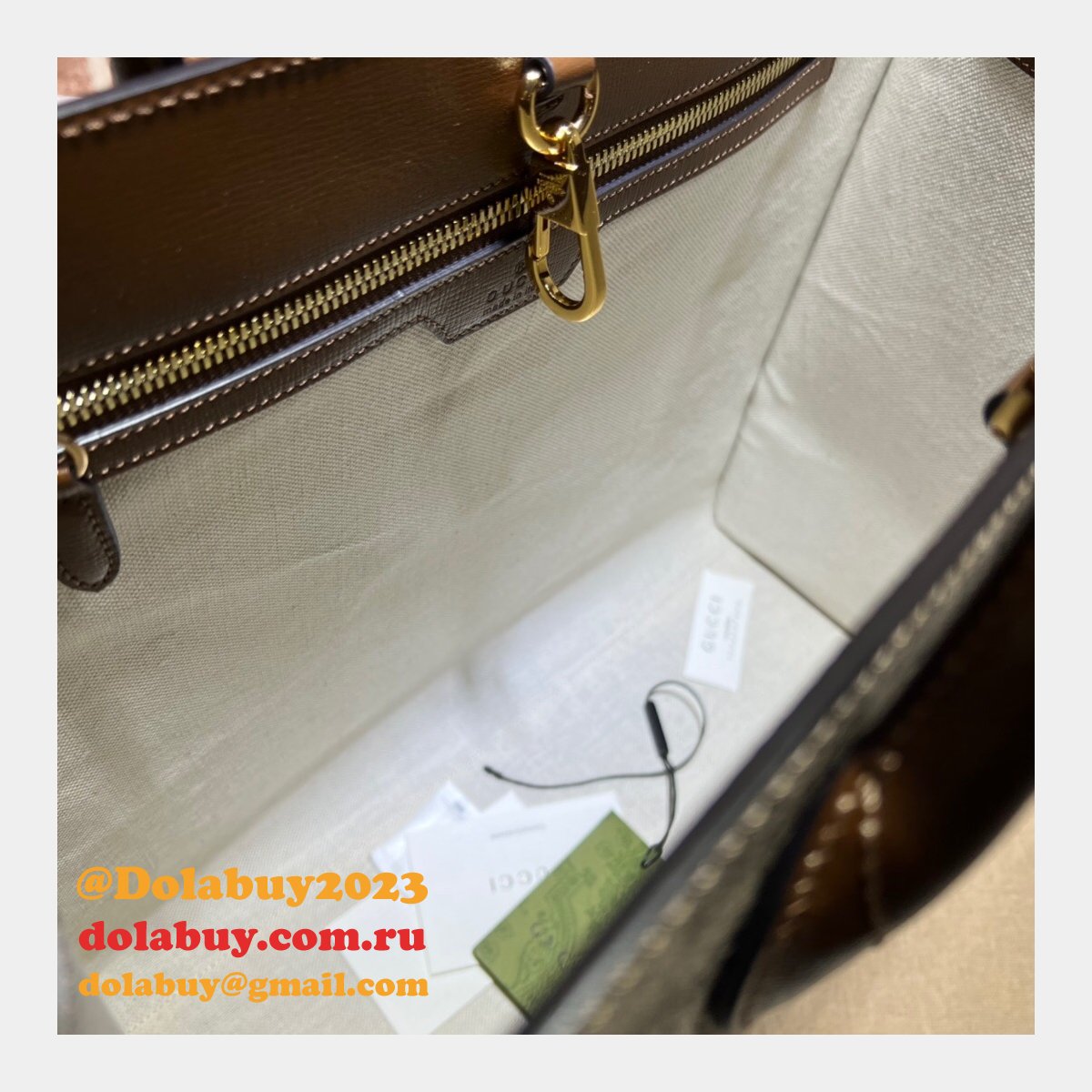 G*u*i luxury tastic replica 674148 medium tote with interlocking g