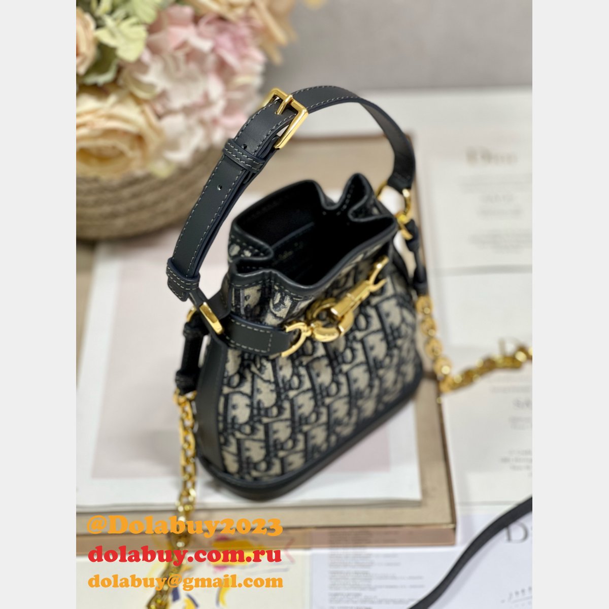 Christian Dior 1:1 Mirror Oblique Cest CD Lock 2271/2272 Copy Bag