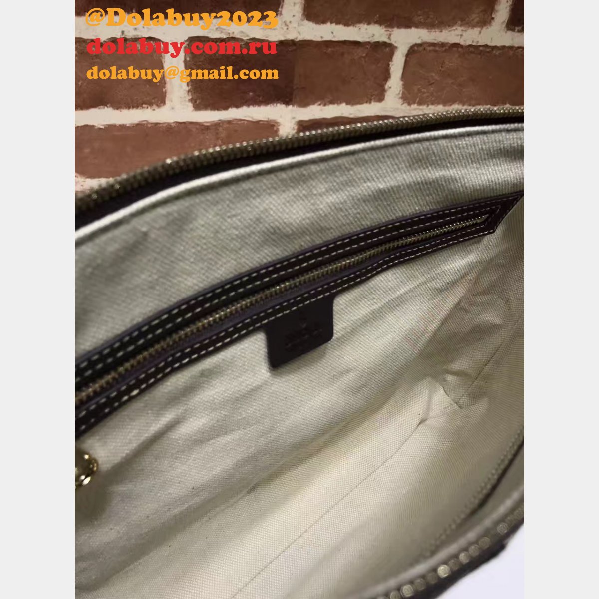 7 star G*u*i fake 474139 gg supreme wide messenger