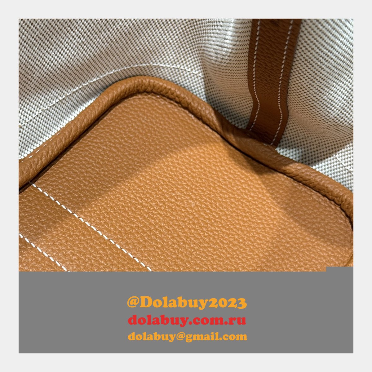 AAA+ Hermes Garden Party Fjord 30/36CM Luxury Bag