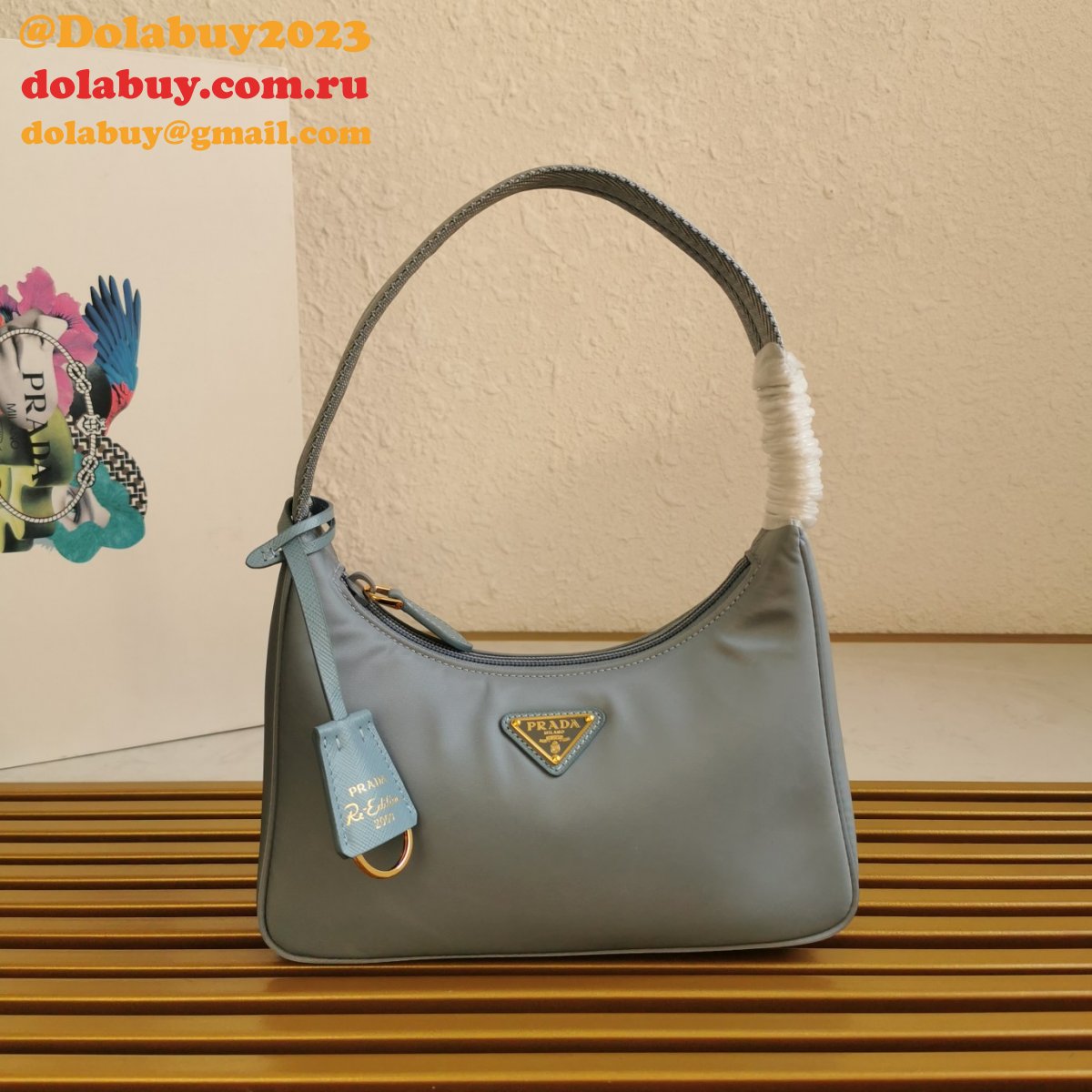 Hobo Bags Prada 1NE515 AAA High Quality Replica Bags