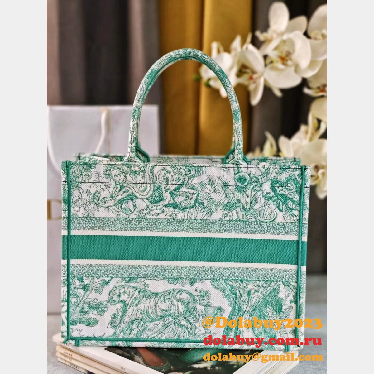 Top Quality Christian Dior Paris  Reverse book Tote