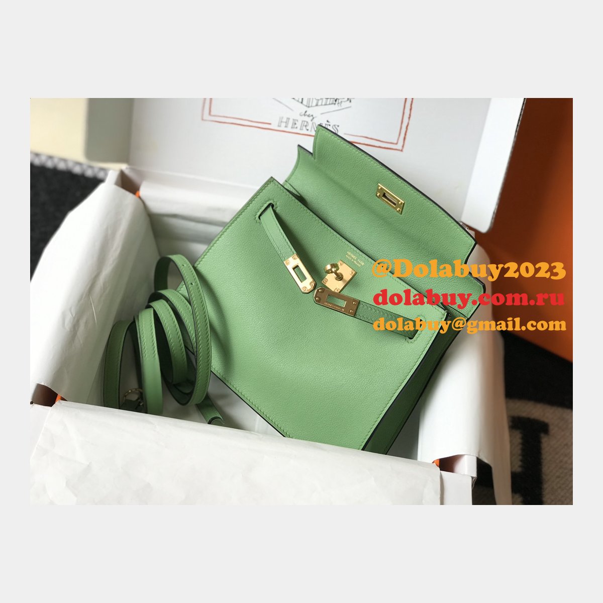 7 Star HERMES KELLY DANSE Customize BAG FOR SALE
