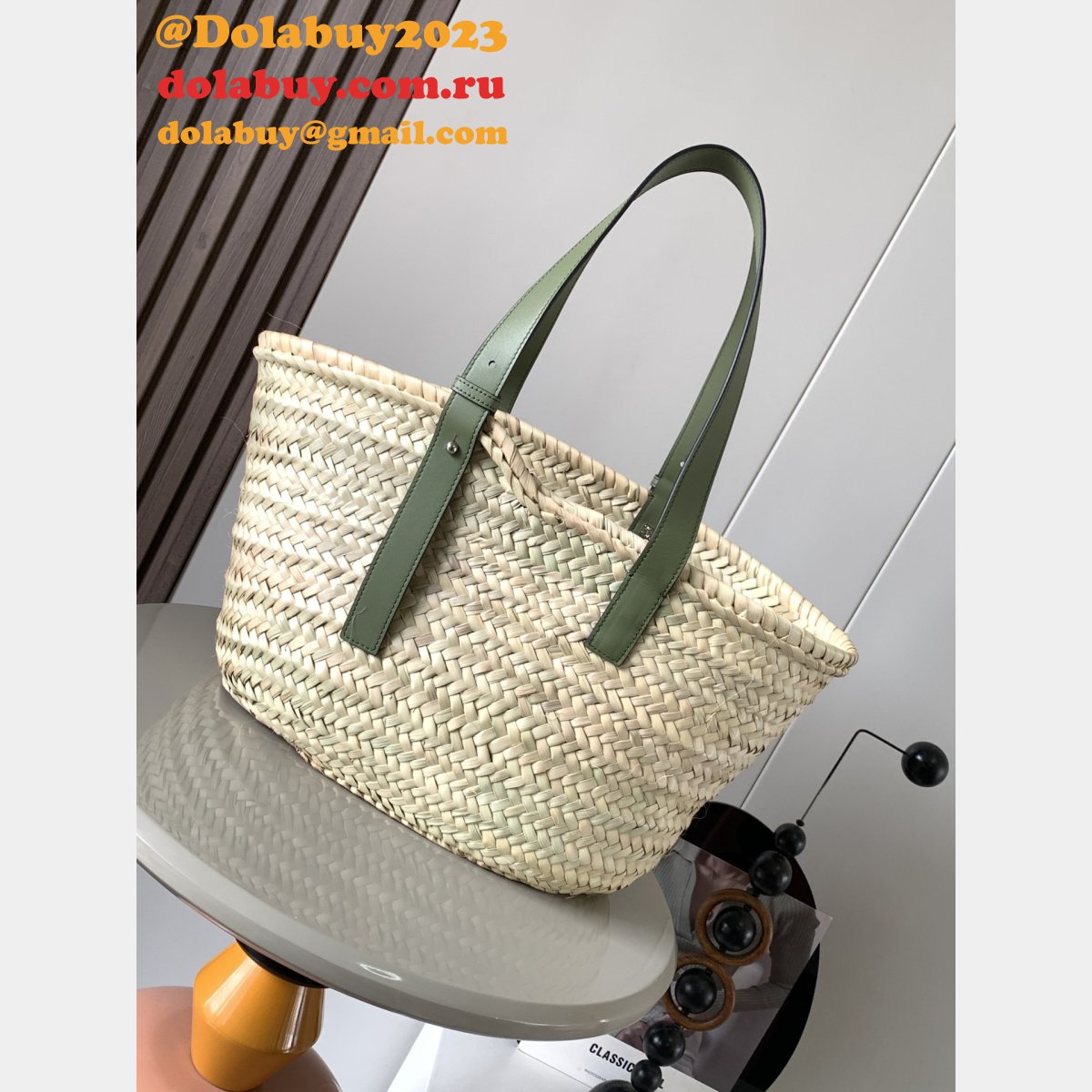 Designer loewe Basket beach handbag hot