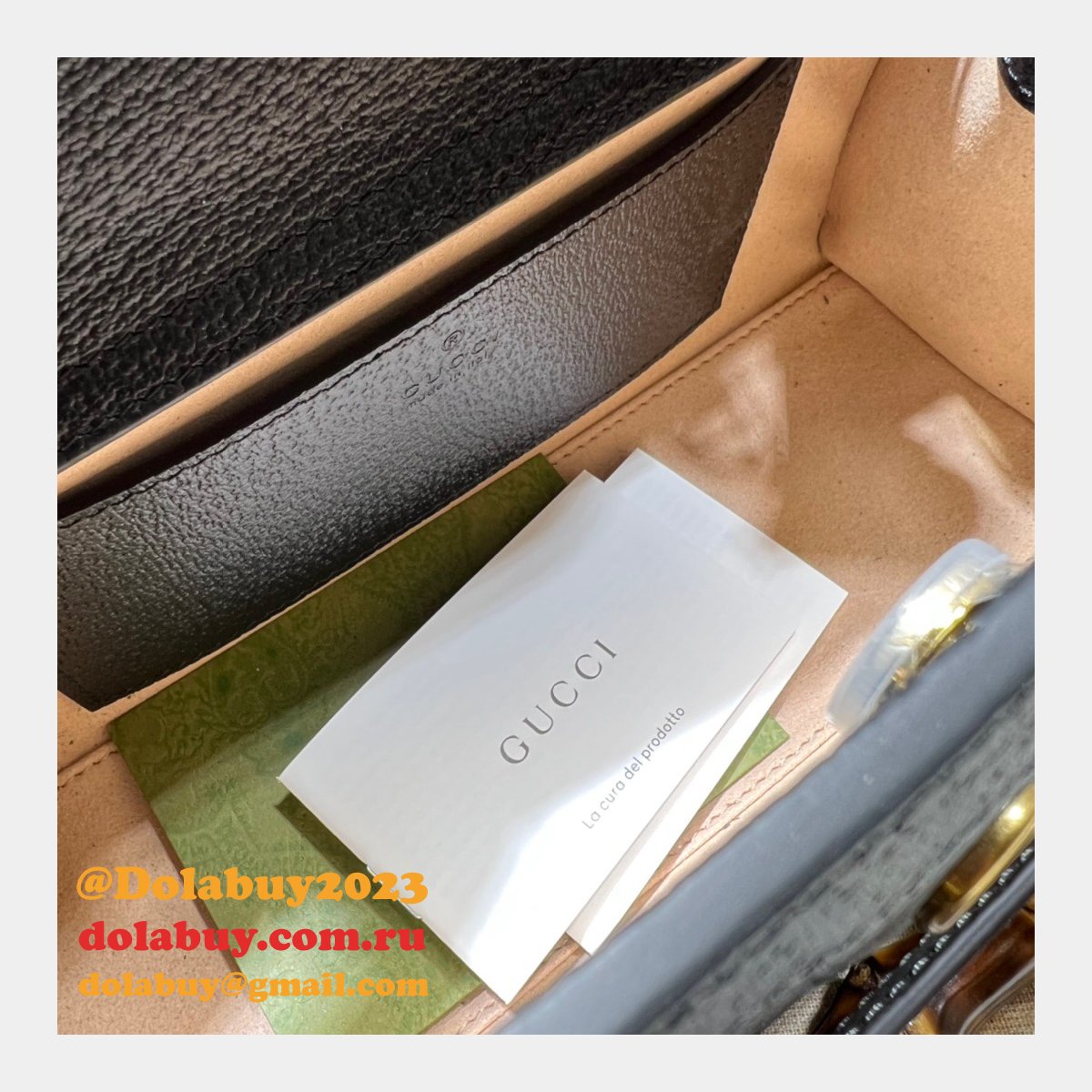 G*u*i diana replica 735153 small shoulder 1:1 mirror bag