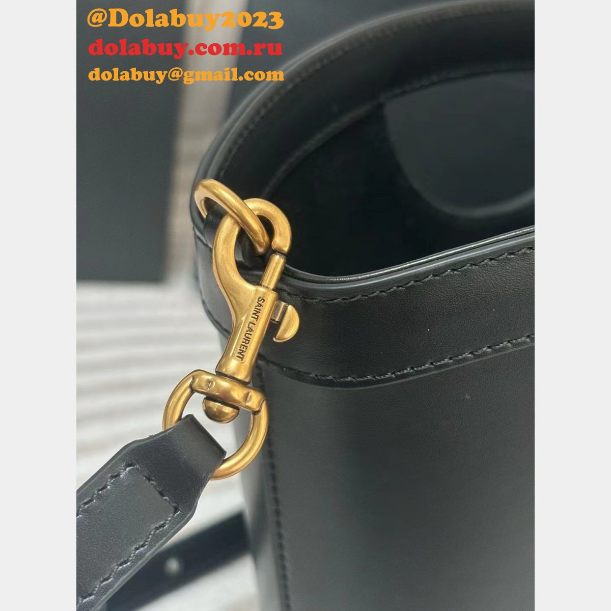 Best Saint Laurent Inspired 791069 Mini Shopping Black Bag