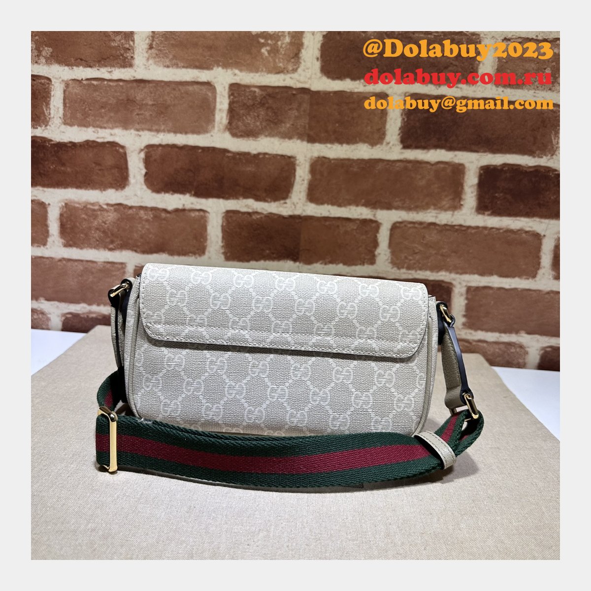 1:1 mirror ophidia crossbody replica G*u*i beige 764961 bag